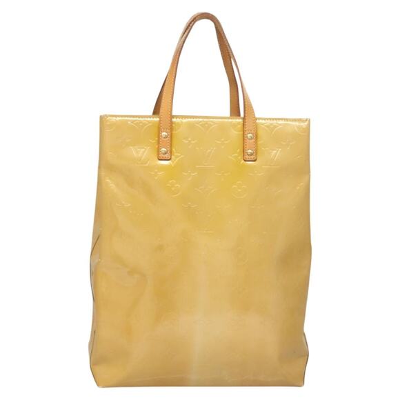 LOUIS VUITTON Monogram Vernis Reade MM Hand Bag Beige M91141 - Picture 13 of 16